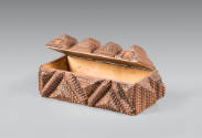 Artist unidentified, “Tramp Art Box”, New York State, 1880–1920, Wood, 6 1/4 x 16 x 6 1/2 in., …