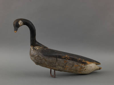 Cobb Family Member, “Root-Head Canada Goose,” Cobb Island, Virginia, 1890 - 1910, Paint on wood…