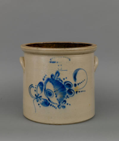 Ottman Brothers, “Stoneware with cobalt decoration,” Port Edward, New York, c. 1880, Stoneware …