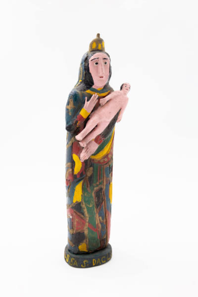 Artist unidentified, “Virgin and Child,” Antenor Navarro County, State of Paraiba, Brazil, c. 1…