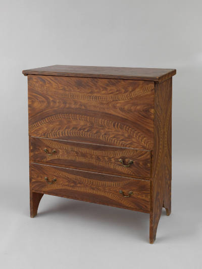 Artist unidentified, “Chest of Drawers,” New England, 1820–1840, Paint on wood, 44 × 38 1/2 × 1…