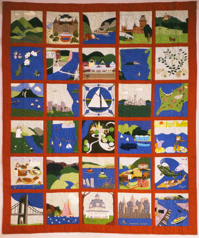Hudson River Quilt
Irene Preston Miller (1917–2007) and the Hudson River Quilters
Croton-on-H…