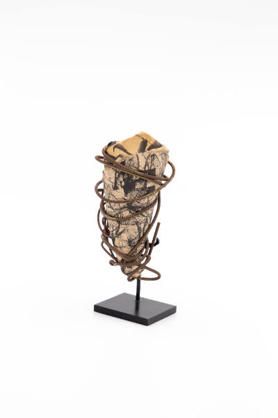 "Philadelphia Wireman", (dates unknown), “Untitled,” Philadelphia, c. 1970–1982, Wire around pa…