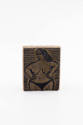 Artist unidentified, “Printing Block (The Bathing Beauty),” Northeast Brazil, 1980, Wood and ru…