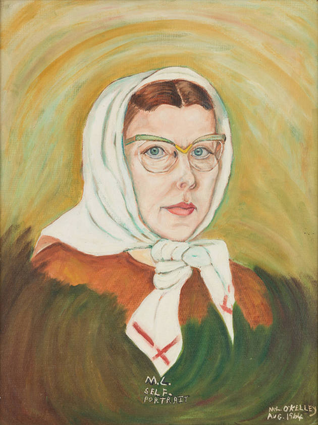 Mattie Lou O'Kelley, (1908-1997), “Self Portrait”, Decatur, Georgia, 1964, Oil on canvas, 24 × …