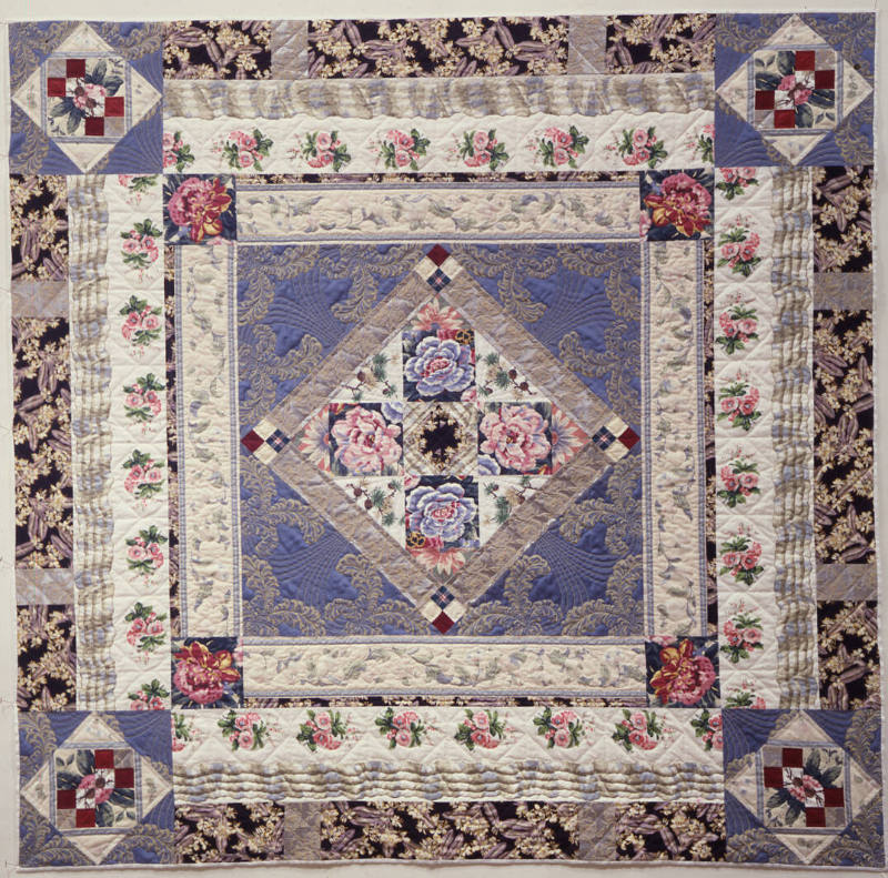 Deborah Ellen Davies, Pavimento,” Osterville, Maine, 1991, Cotton chintz, cotton/rayon upholste…