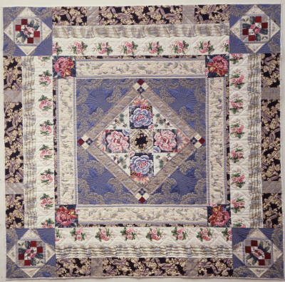 Deborah Ellen Davies, Pavimento,” Osterville, Maine, 1991, Cotton chintz, cotton/rayon upholste…