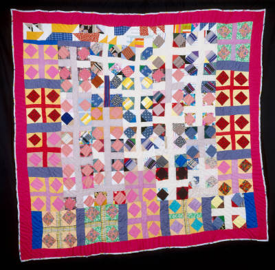 Diamond Four-Patch in Cross Quilt
Lureca Outland
Photographer unidentified