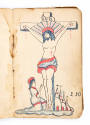 James E. Conway, “Tattoo Design Book”, United States, c. 1895, Ink on paper in oiled buckram bi…