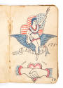 James E. Conway, “Tattoo Design Book”, United States, c. 1895, Ink on paper in oiled buckram bi…