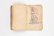 James E. Conway, “Tattoo Design Book”, United States, c. 1895, Ink on paper in oiled buckram bi…