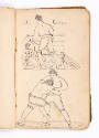 James E. Conway, “Tattoo Design Book”, United States, c. 1895, Ink on paper in oiled buckram bi…