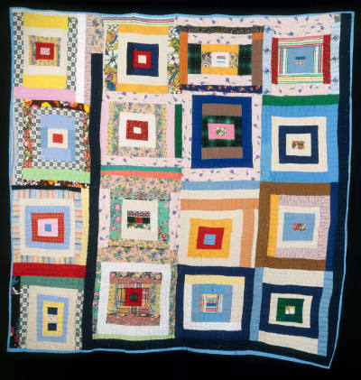 Pig Pen Quilt (Log Cabin Variation)
Pecolia Warner
Photo by Scott Bowron