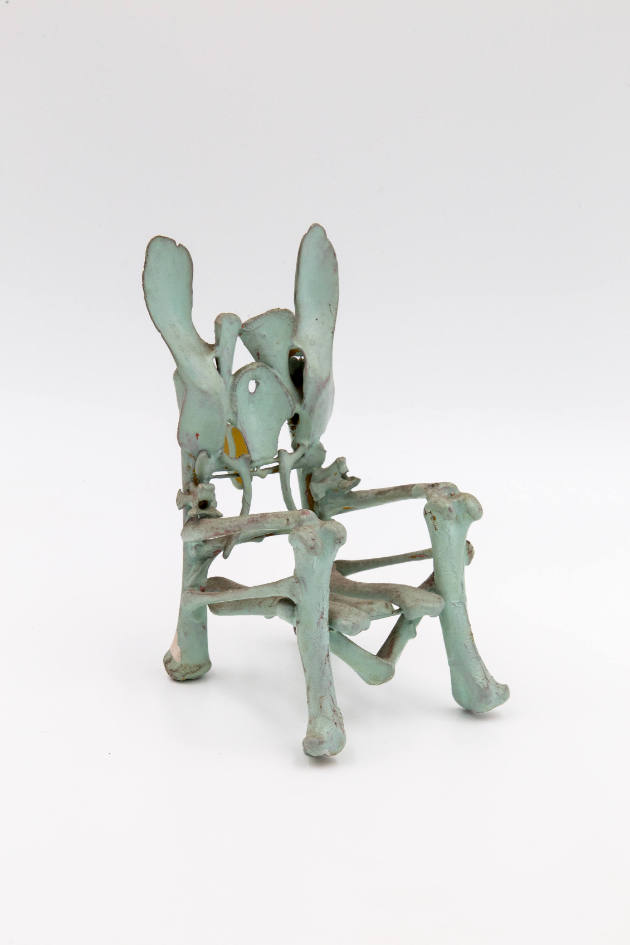 Eugene Von Bruenchenhein, (1910–1983), “Chair”, Milwaukee, Wisconsin, n.d., Paint on chicken bo…