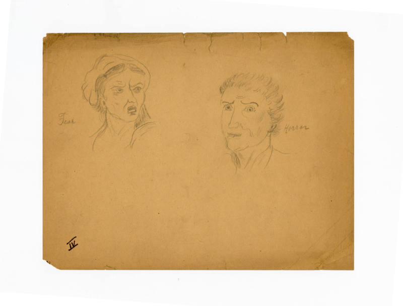 John Kane, (1860–1934), “Untitled”, Pittsburgh, Pennsylvania, n.d., Pencil on Manila paper, 8 5…