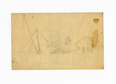John Kane, (1860–1934), “Untitled (double-sided)”, Pittsburgh, Pennsylvania, n.d., Pencil on cr…