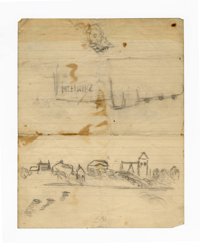 John Kane, (1860–1934), “Untitled (double-sided)”, Pittsburgh, Pennsylvania, n.d., Pencil on li…