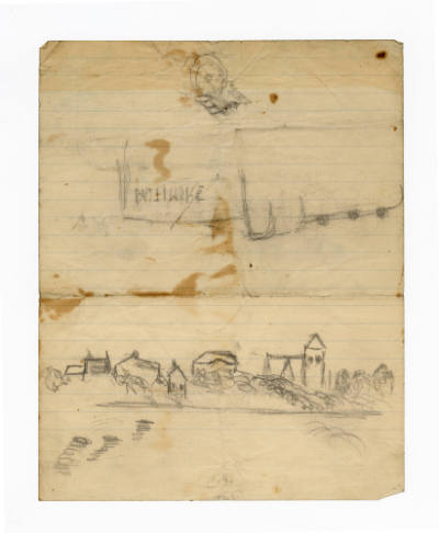 John Kane, (1860–1934), “Untitled (double-sided)”, Pittsburgh, Pennsylvania, n.d., Pencil on li…