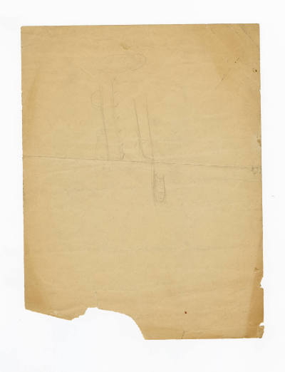 John Kane, (1860–1934), “Untitled (double-sided)”, Pittsburgh, Pennsylvania, n.d., Pencil on cr…