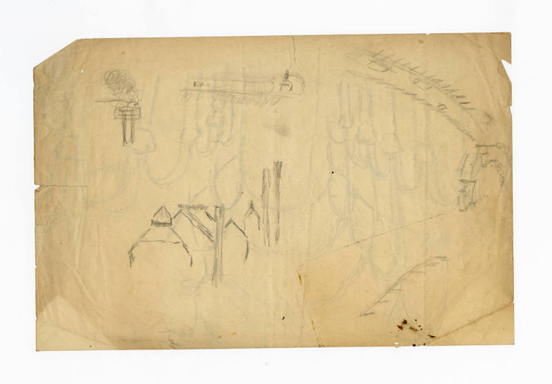 John Kane, (1860–1934), “Untitled (double-sided)”, Pittsburgh, Pennsylvania, n.d., Pencil on cr…