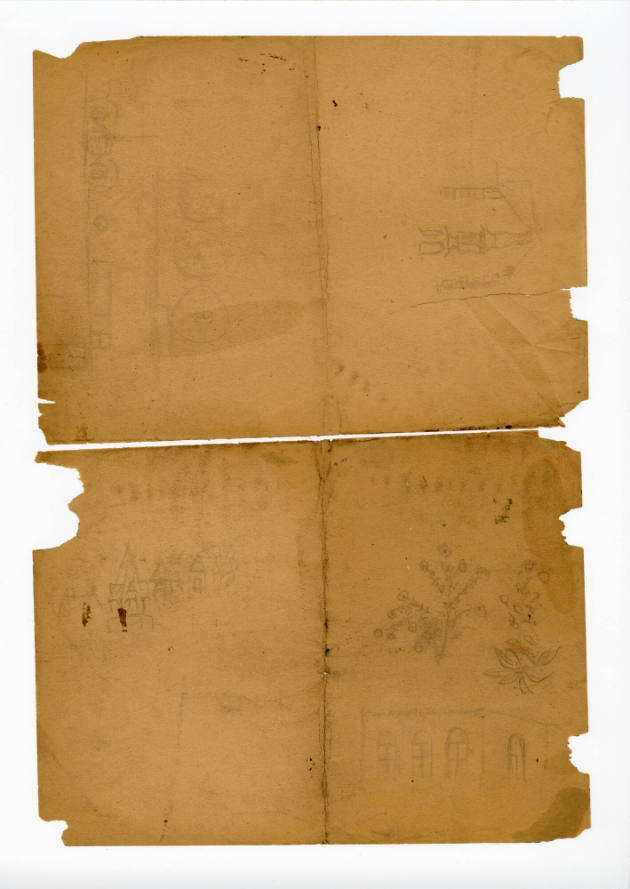 John Kane, (1860–1934), “Untitled (double-sided)”, Pittsburgh, Pennsylvania, n.d., Pencil on Ma…