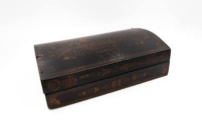 Artist unidentified, Possibly Ransom Cook, (1794–1881), “Stenciled box”, Saratoga Springs, New …