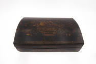 Artist unidentified, Possibly Ransom Cook, (1794–1881), “Stenciled box”, Saratoga Springs, New …