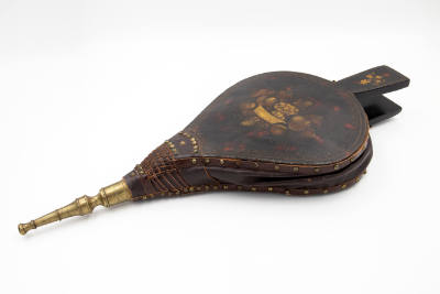 Artist unidentified, “Bellows”, Eastern United States, Early 19th Century, Paint on wood, 23 3/…