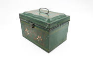 Artist unidentified, “Document Box”, Eastern United States, 1805–1875, Paint on metal, 6 1/2 x …