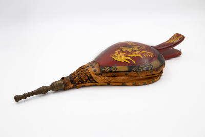 Artist unidentified, “Bellows”, Eastern United States, Early 19th century, Paint on wood with l…