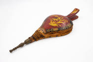 Artist unidentified, “Bellows”, Eastern United States, Early 19th century, Paint on wood with l…