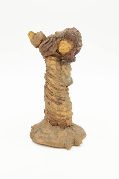 Annie Hooper, “Untitled, figure”, Buxton, North Carolina, n.d., Driftwood, cement, paint, shell…