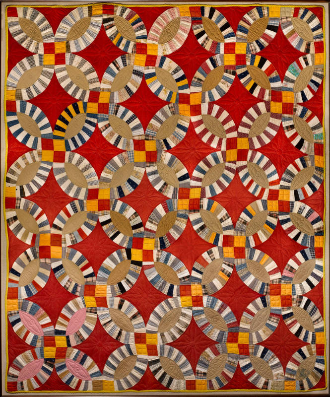 Double Wedding Ring Quilt
Artist unidentified
Photo by Gavin Ashworth
