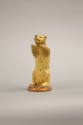 Artist unidentified, “Bear sculpture”, United States, 1870, Glazed redware, 5 3/4 × 2 3/8 × 2 3…