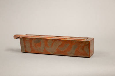 Artist unidentified, “Pencil Box with Slide Top,” New England, 1800 - 1900, Pine, 3/4 × 8 × 1 1…