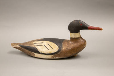 George Huey, (1886–1946), “Red-breasted Merganser Drake”, Friendship, Maine, 1900–1925, Paint o…