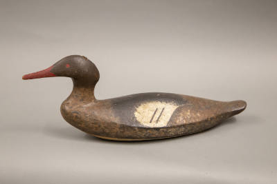 George Huey, (1886–1946), “Red-breasted Merganser Hen”, Friendship, Maine, 1900–1925, Paint on …