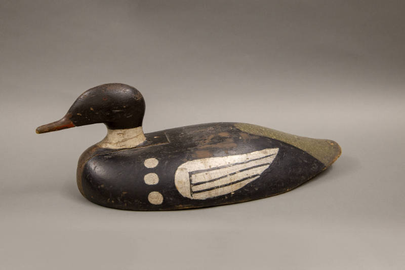 Everett Sinnett, “Merganser Drake,” Bailey Island, Maine, Early twentieth century, Paint on woo…
