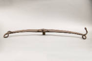 Artist unidentified, “Whiffletree”, United States, n.d., Wrought iron, 5 × 25 × 3 in., Collecti…