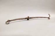 Artist unidentified, “Whiffletree”, United States, n.d., Wrought iron, 5 × 25 × 3 in., Collecti…