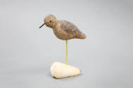 Artist unidentified, “Sandpiper”, Long Island, New York, n.d., Paint on cork, 6 × 3 1/4 × 1 3/4…