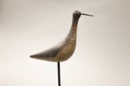 Artist unidentified, “Shorebird”, Western Massachusetts, 1880–1890, Paint on wood with iron, 7 …