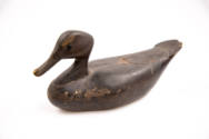 Artist unidentified, “Black Duck,” United States, 1885 - 1895, Paint on wood, 16 × 7 ½ in., Col…