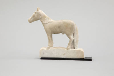 Artist unidentified, “Horse,” United States, c. 1830–1870, Marble, 7 ½ x 9 x 1 in., Collection …