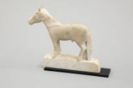 Artist unidentified, “Horse,” United States, c. 1830–1870, Marble, 7 ½ x 9 x 1 in., Collection …