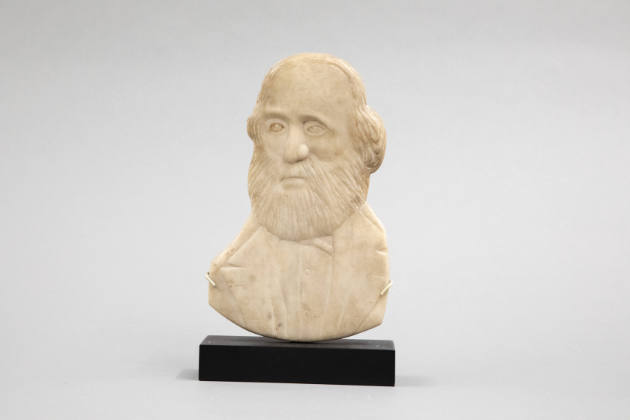 Artist unidentified, “Ulysses Grant,” United States, c. 1865–1890, Marble, 10 3/4 x 6 3/4 x 3/4…