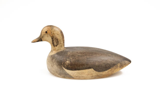 David Goodspeed, “Long-tailed Duck Hen”, Duxbury, Massachusetts, 1875 - 1885, Wood, 6 x 12 x 5 …