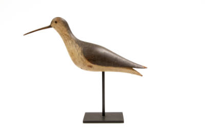 Artist unidentified, “Greater Yellowlegs,” United States, 1875 - 1885, Paint on wood, 5 × 12 5/…