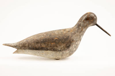 Artist unidentified, “Yellowlegs,” United States, 1885–1895, Paint on wood with metal eyes, 5 3…