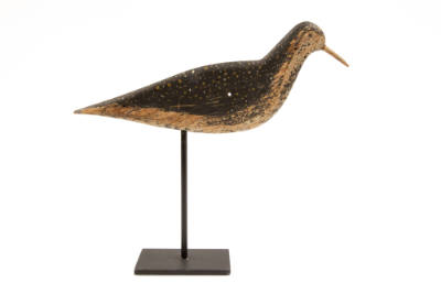 Artist unidentified, “Plover,” United States, 1900, Paint on wood, 4 1/2 × 11 1/2 × 1/2 in., Co…